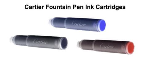 cartier pen cartridges